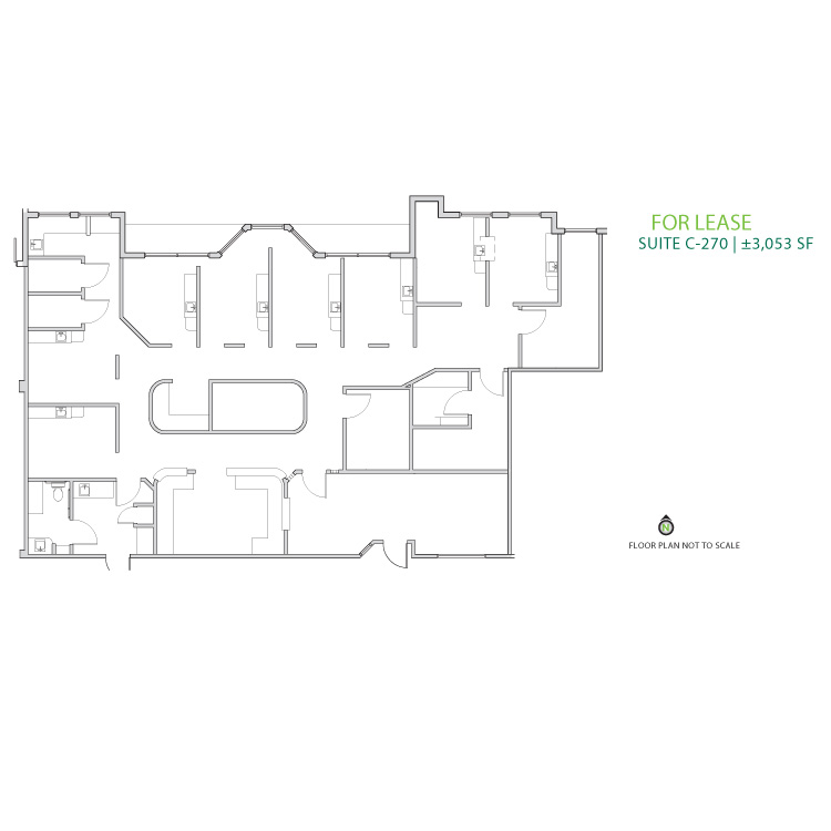 Floor plan image of Suite C-270