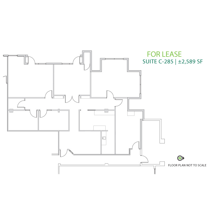 Floor plan image of Suite C-285