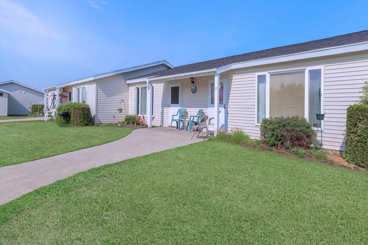 a large lawn in front of a house