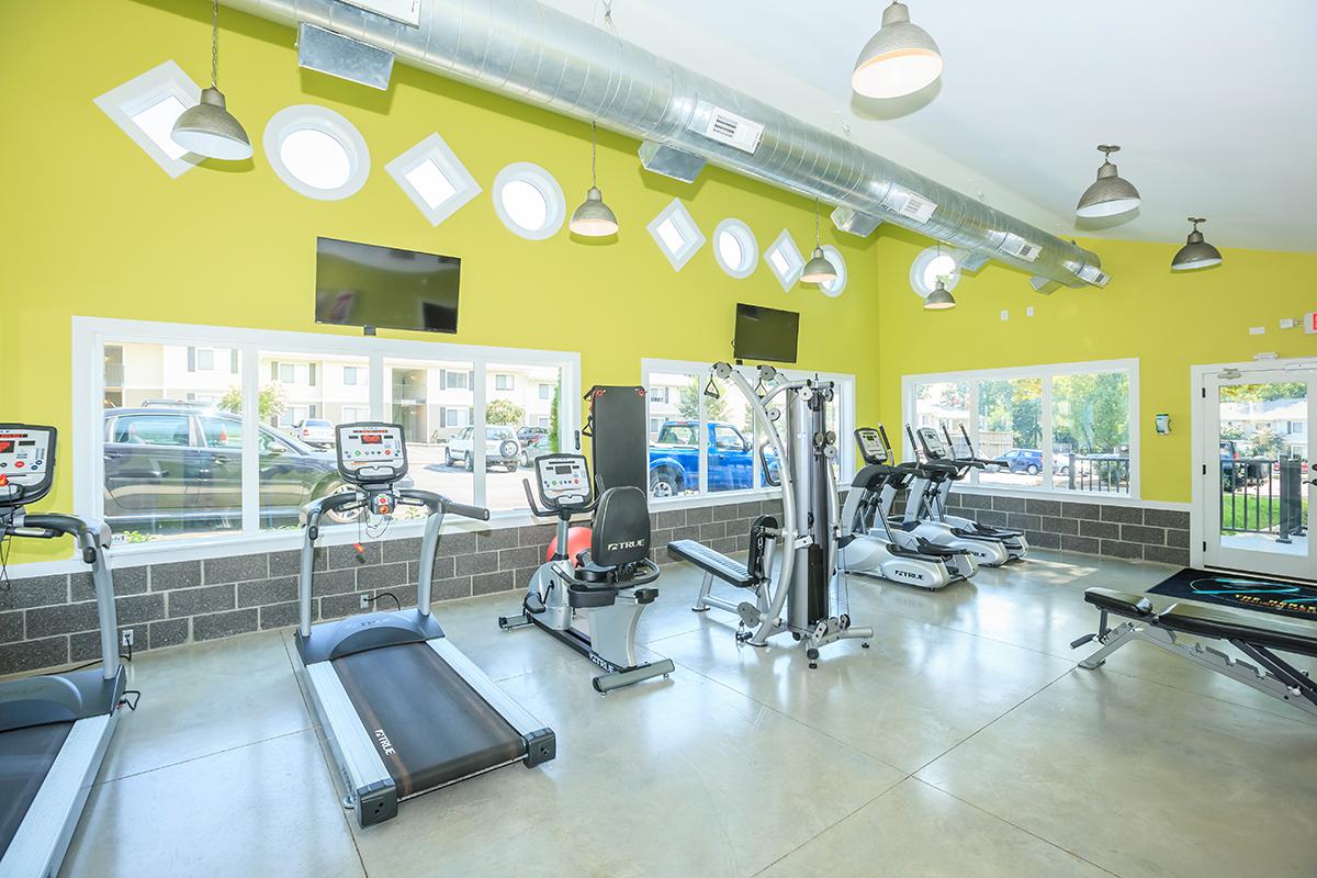 Fitness center at The Henley