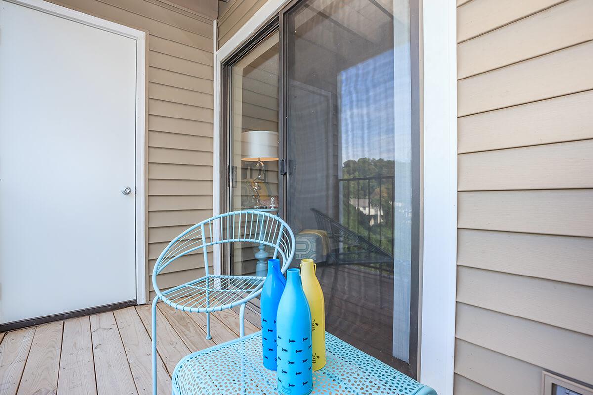 Balcony or patio at The Henley in Knoxville, TN