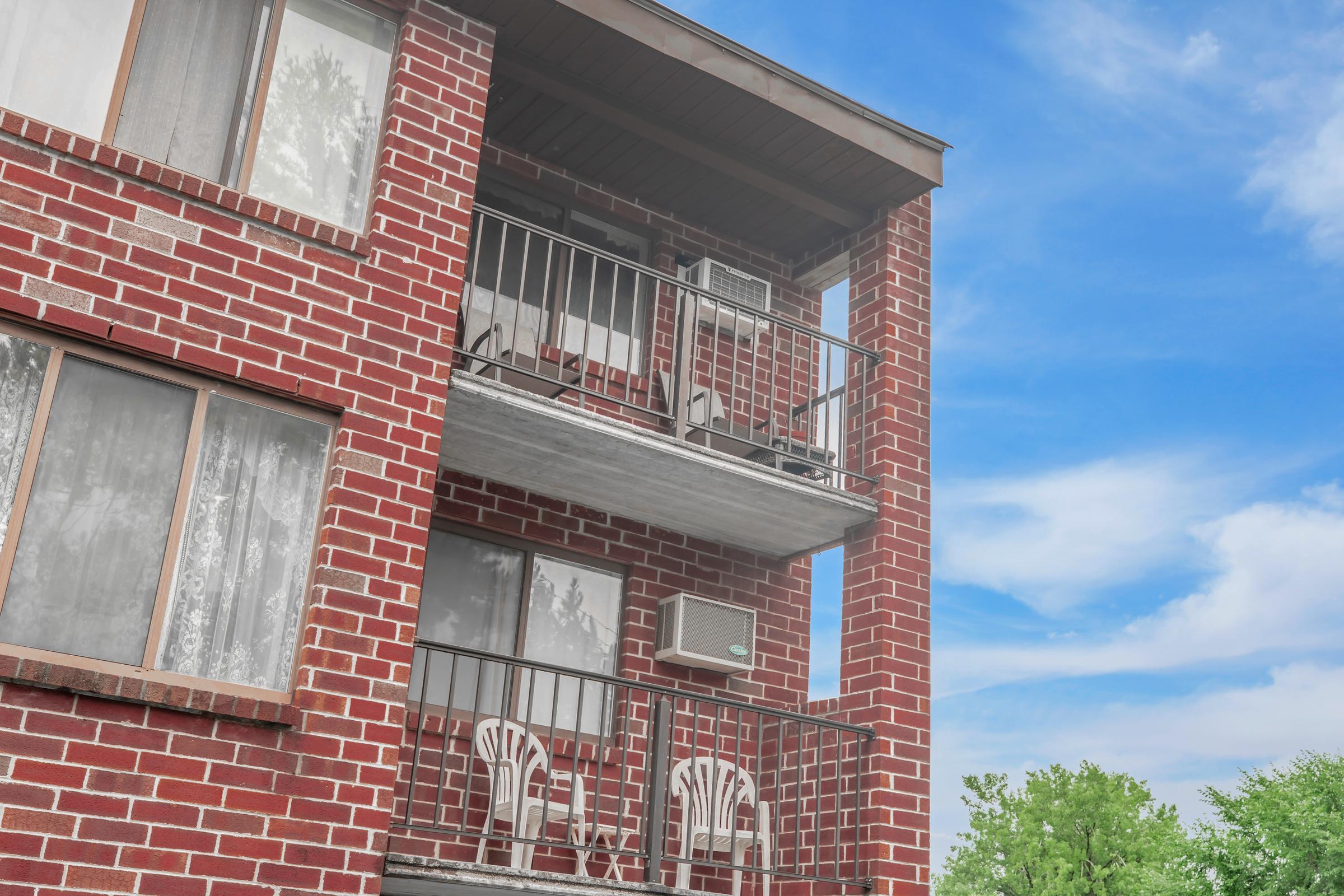 a large brick building