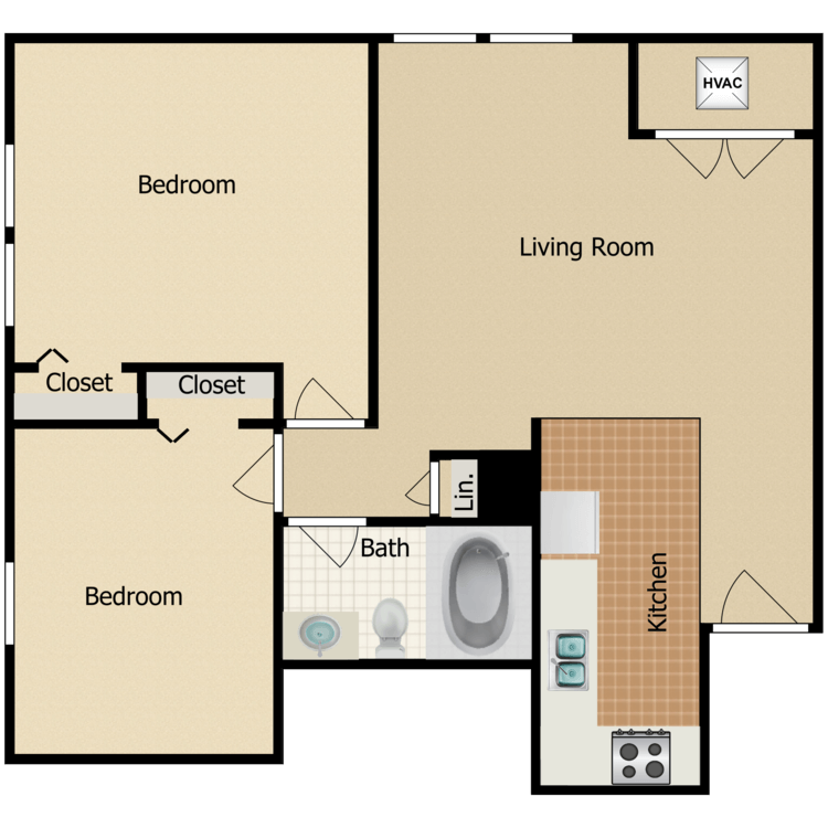 Floor plan image of Walnut
