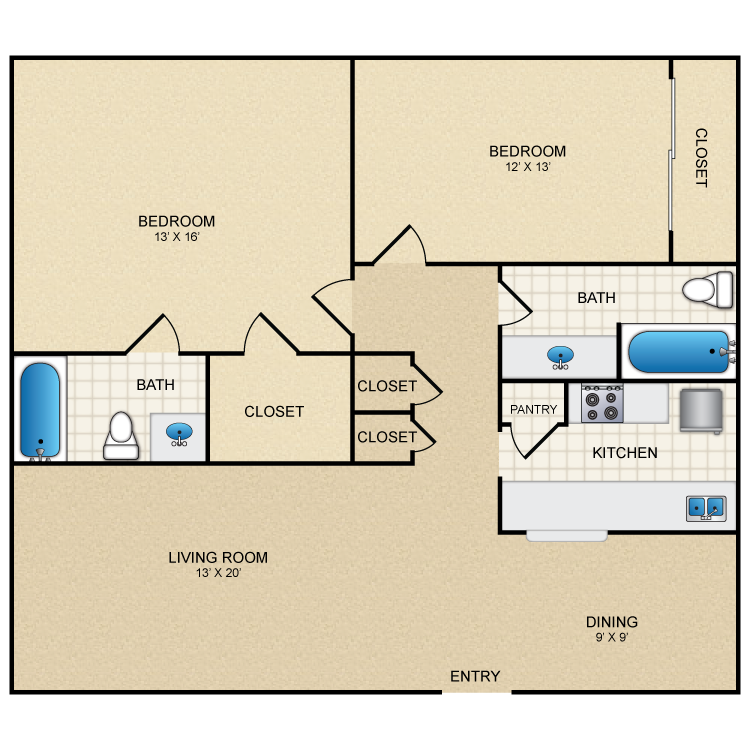 Floor plan image of D