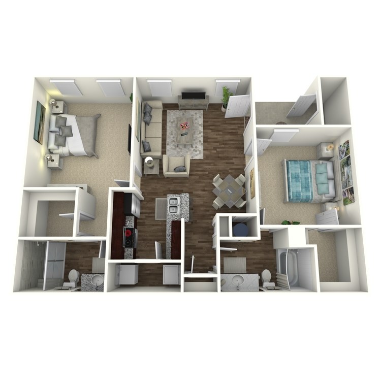 Floor plan image of The Brookstone B3L