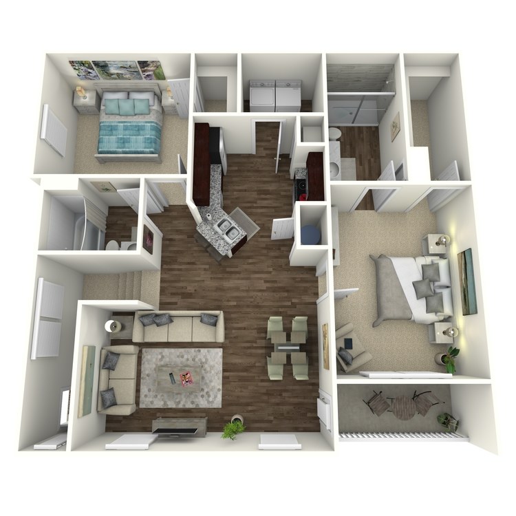 Floor plan image of The Oakwood B1UG