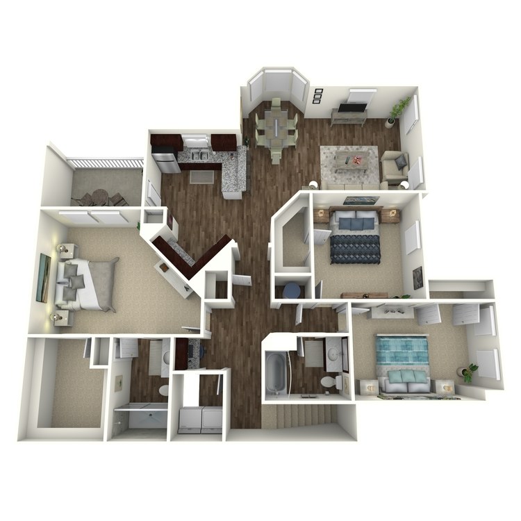 Floor plan image of The Durham C1U