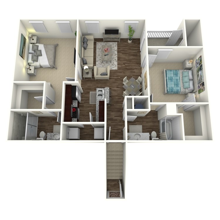 Floor plan image of The Brookstone B3U