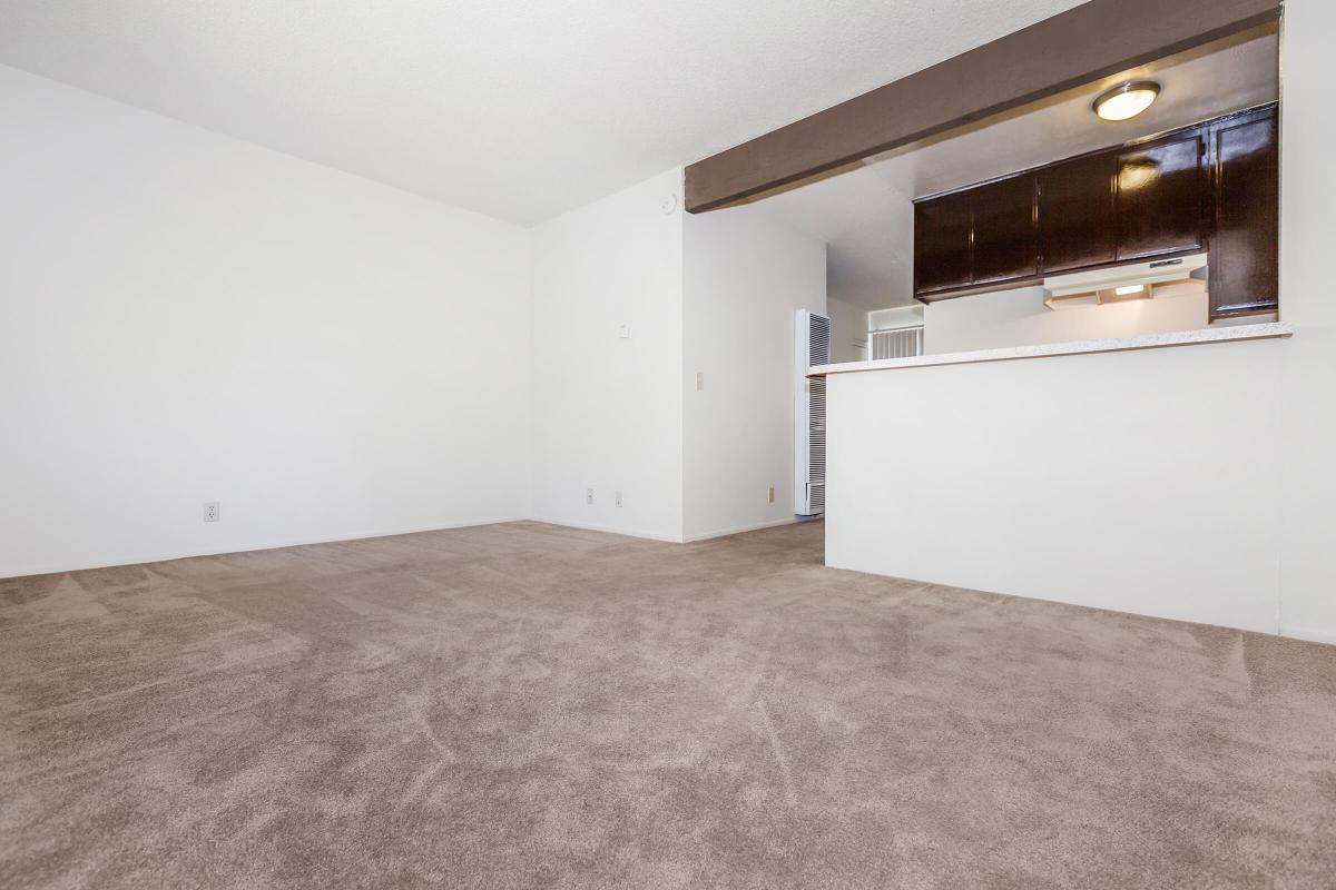 Vacant carpeted living room