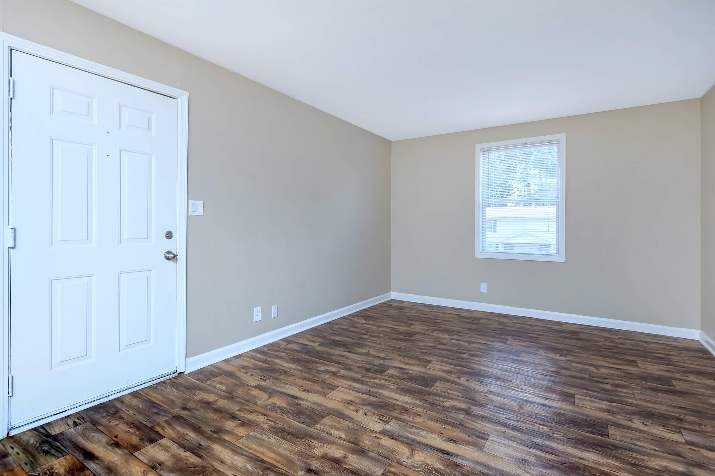 a room with a wooden floor