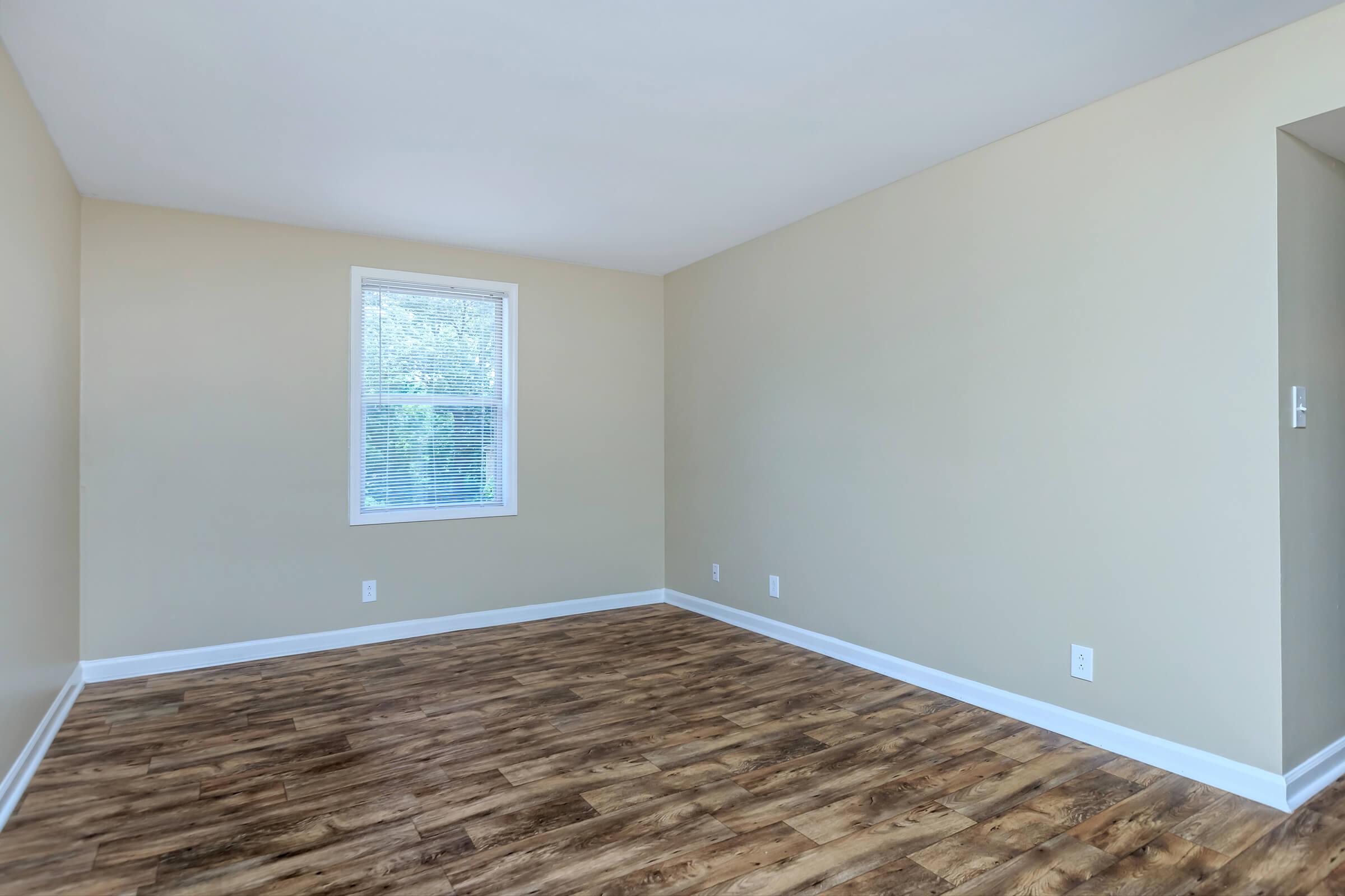 a room with a wooden floor