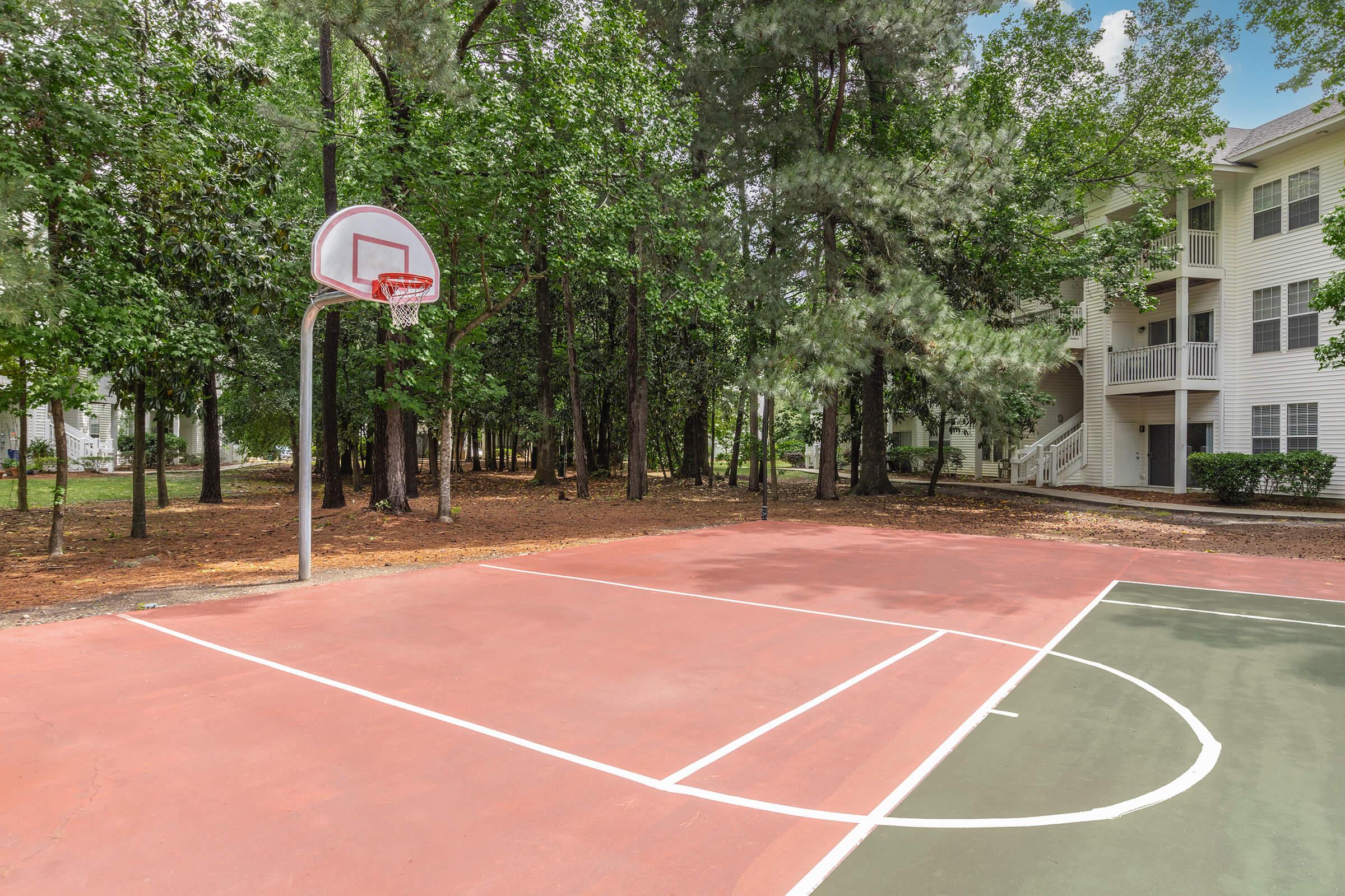 a basketball court