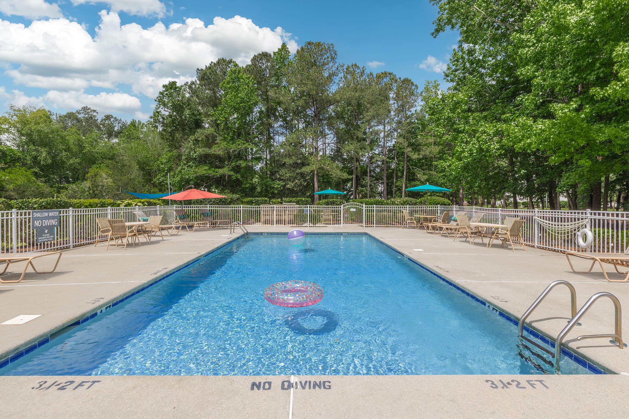 an empty pool