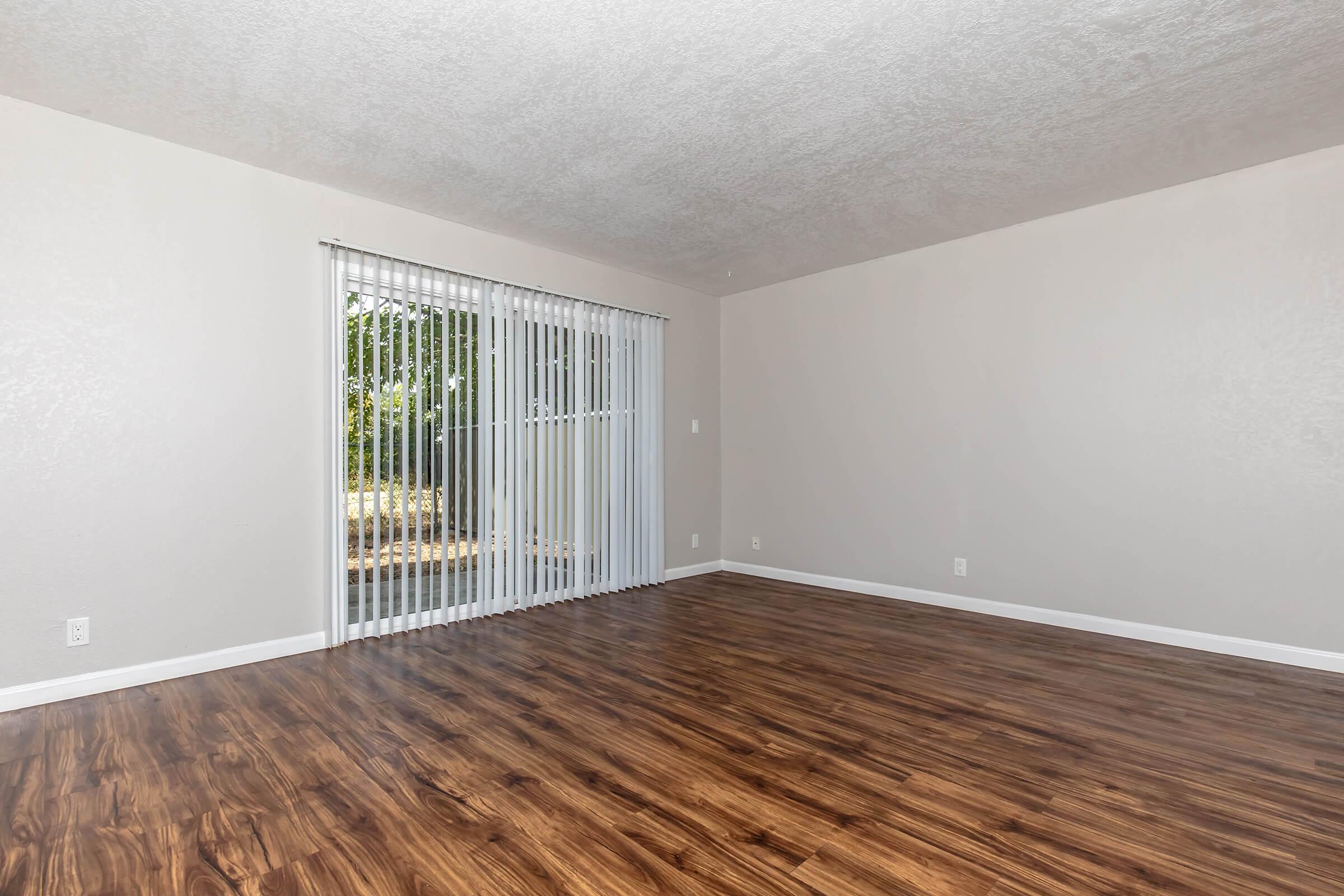 a room with a wooden floor