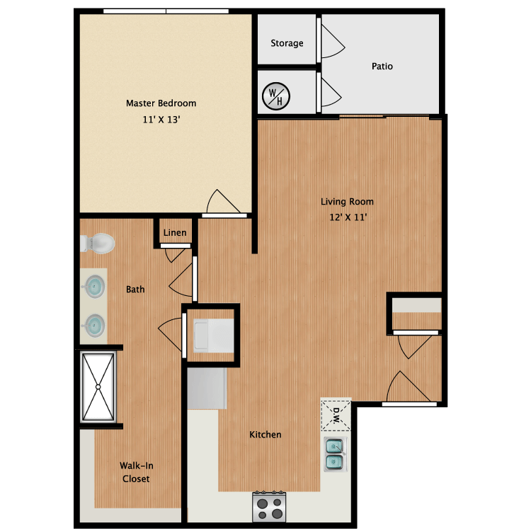 Floor plan image of A1