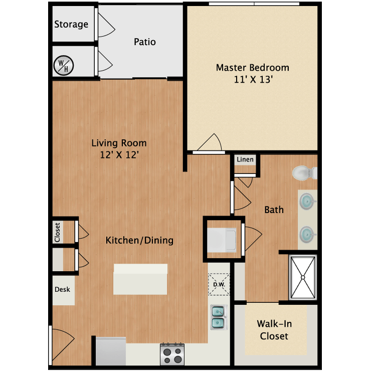 Floor plan image of A2