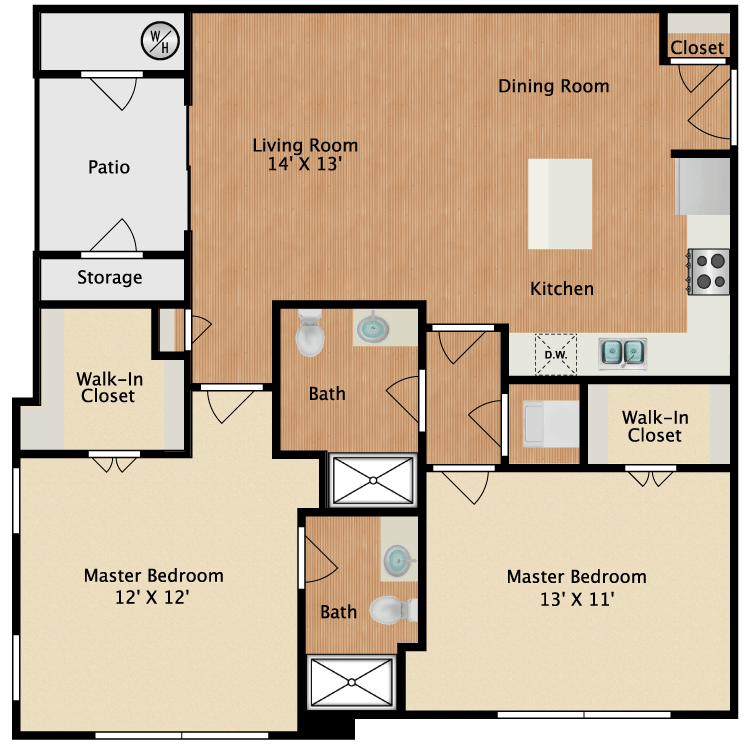 Floor plan image of B1