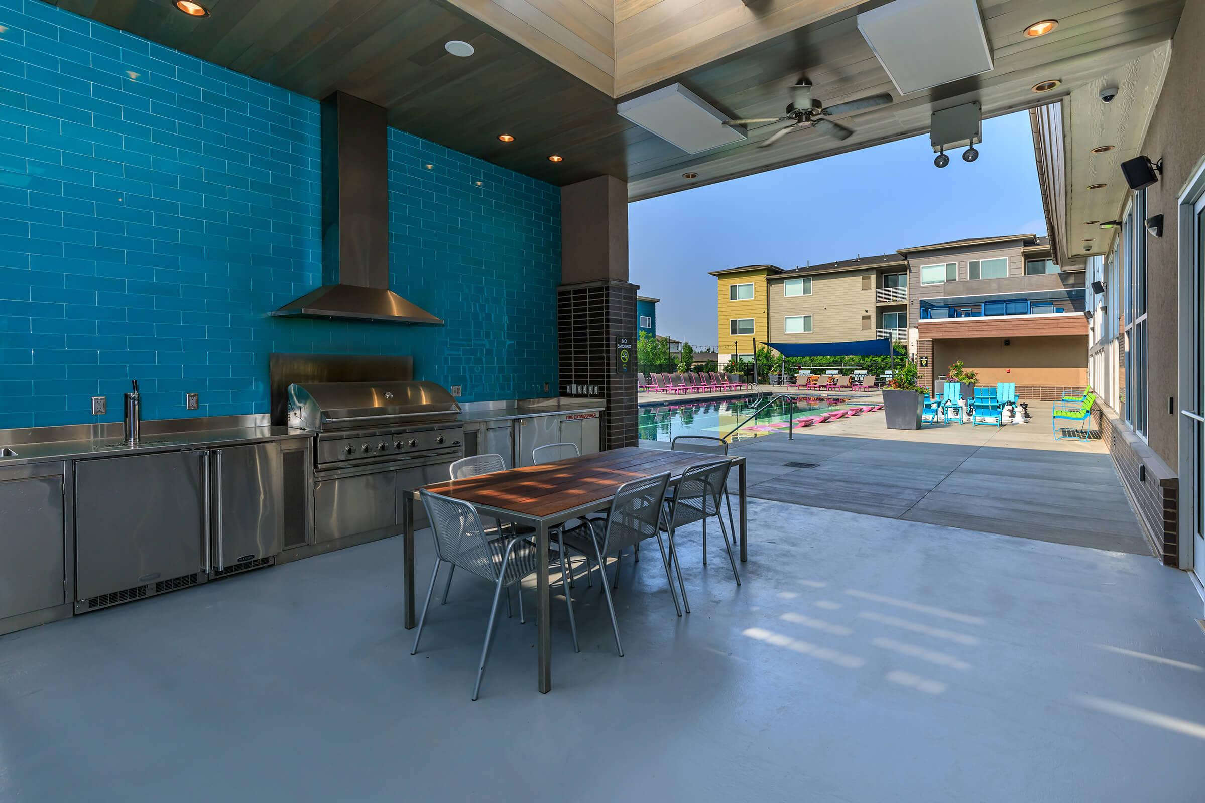 OUTDOOR KITCHEN AREA