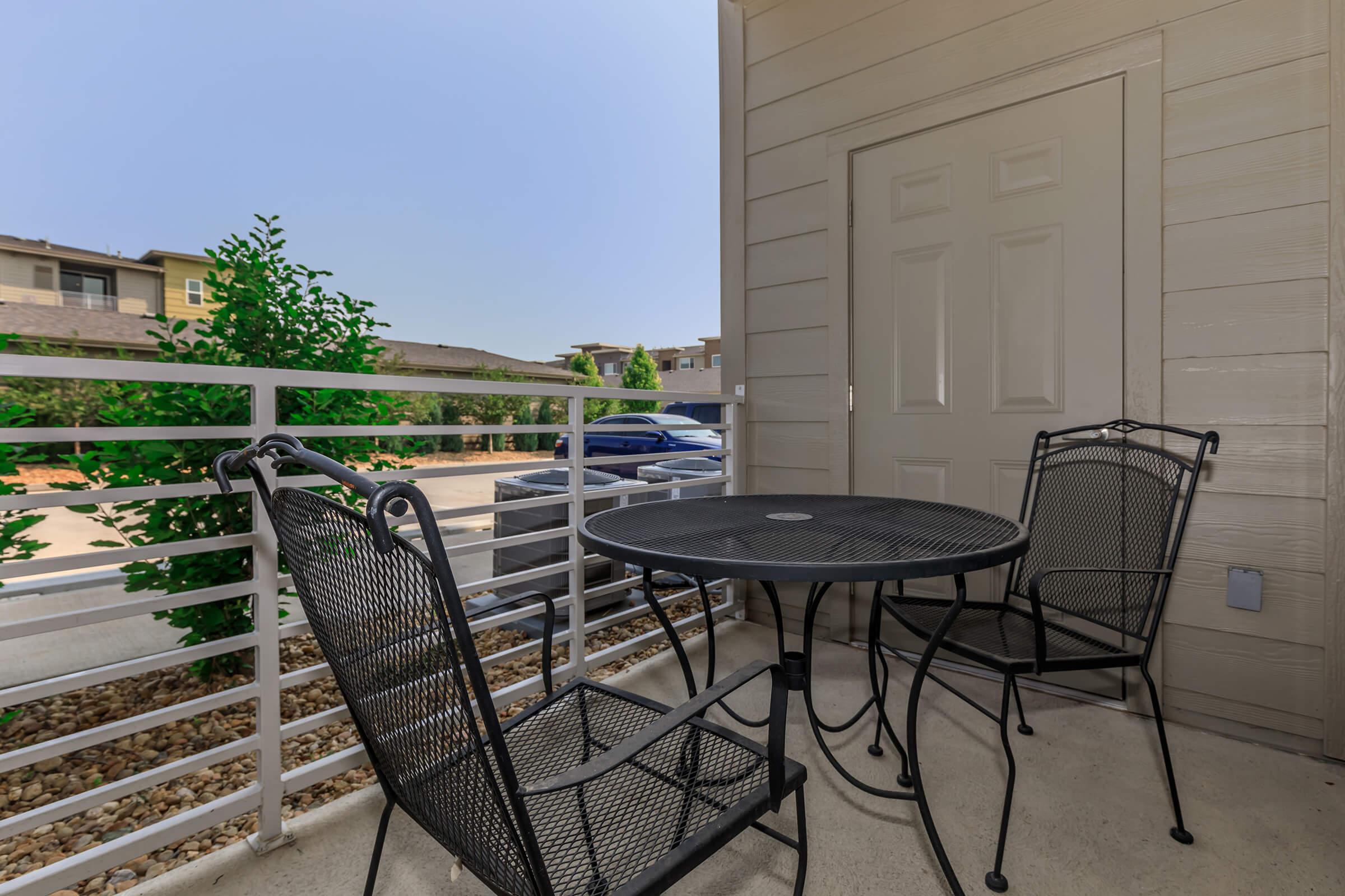 ENJOY THE VIEW ON YOUR BALCONY AND PATIOS AT THE VIBE 