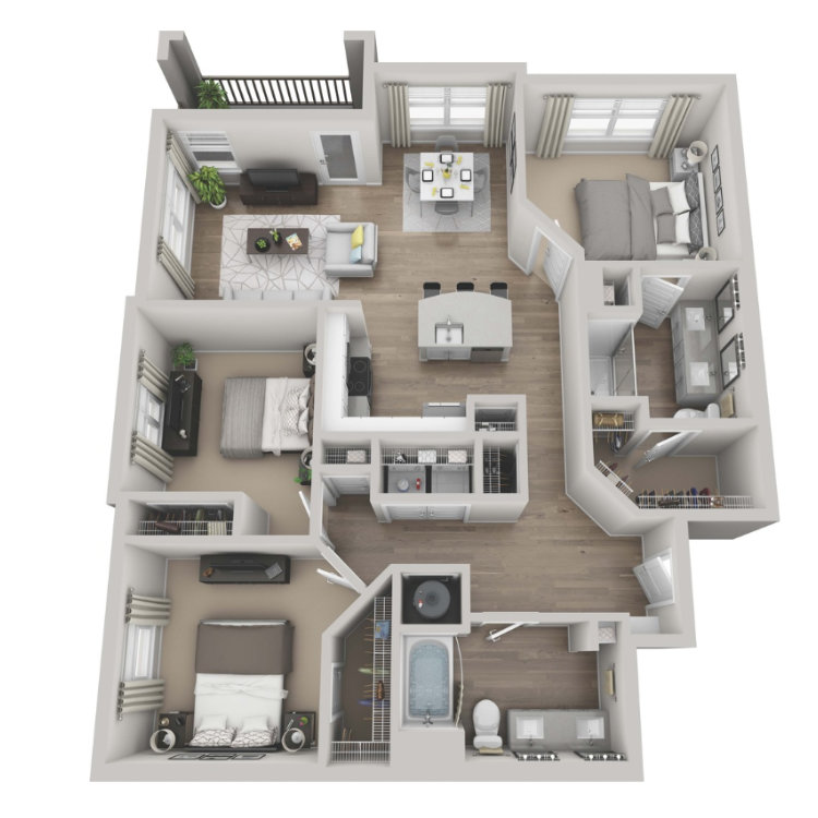 Floor plan image of Merlot