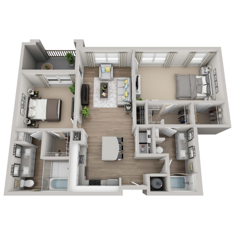 Floor plan image of Moss