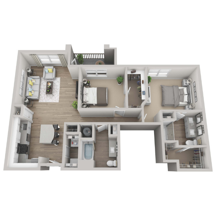 Floor plan image of Pine