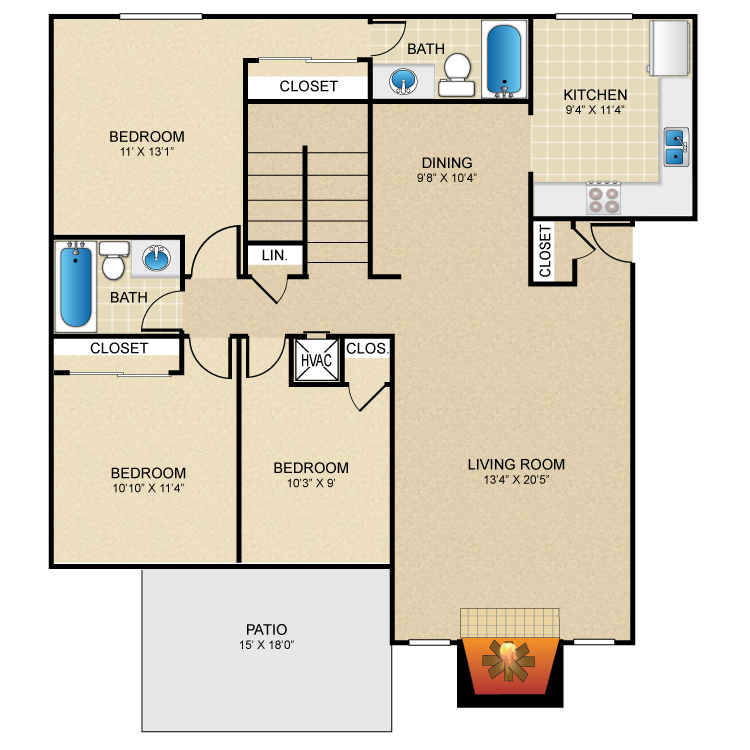 Floor plan image of C2