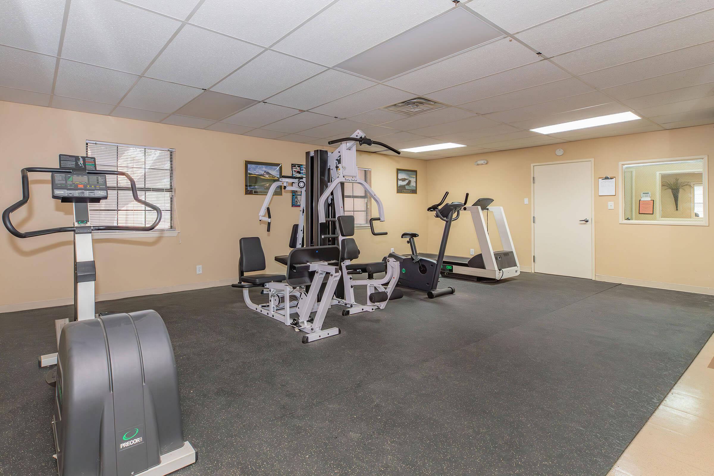 a room filled with furniture and a tv