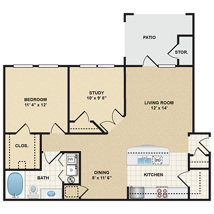 Floor plan image of Stonepost Ranch - Sierra