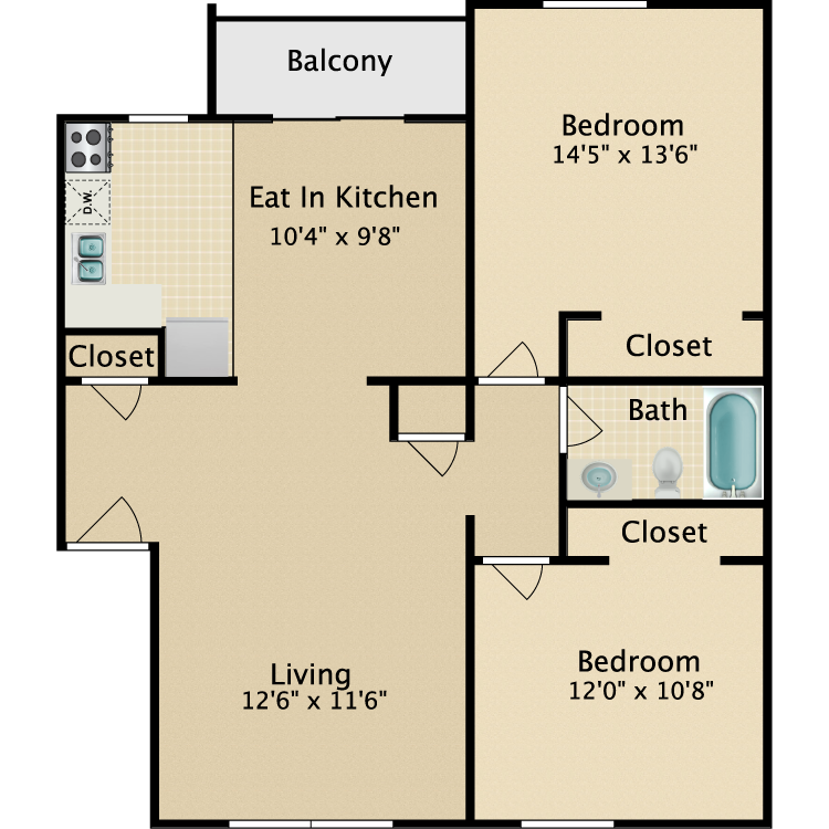 Floor plan image of The Whaler