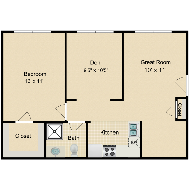Floor plan image of The Quinnipiac
