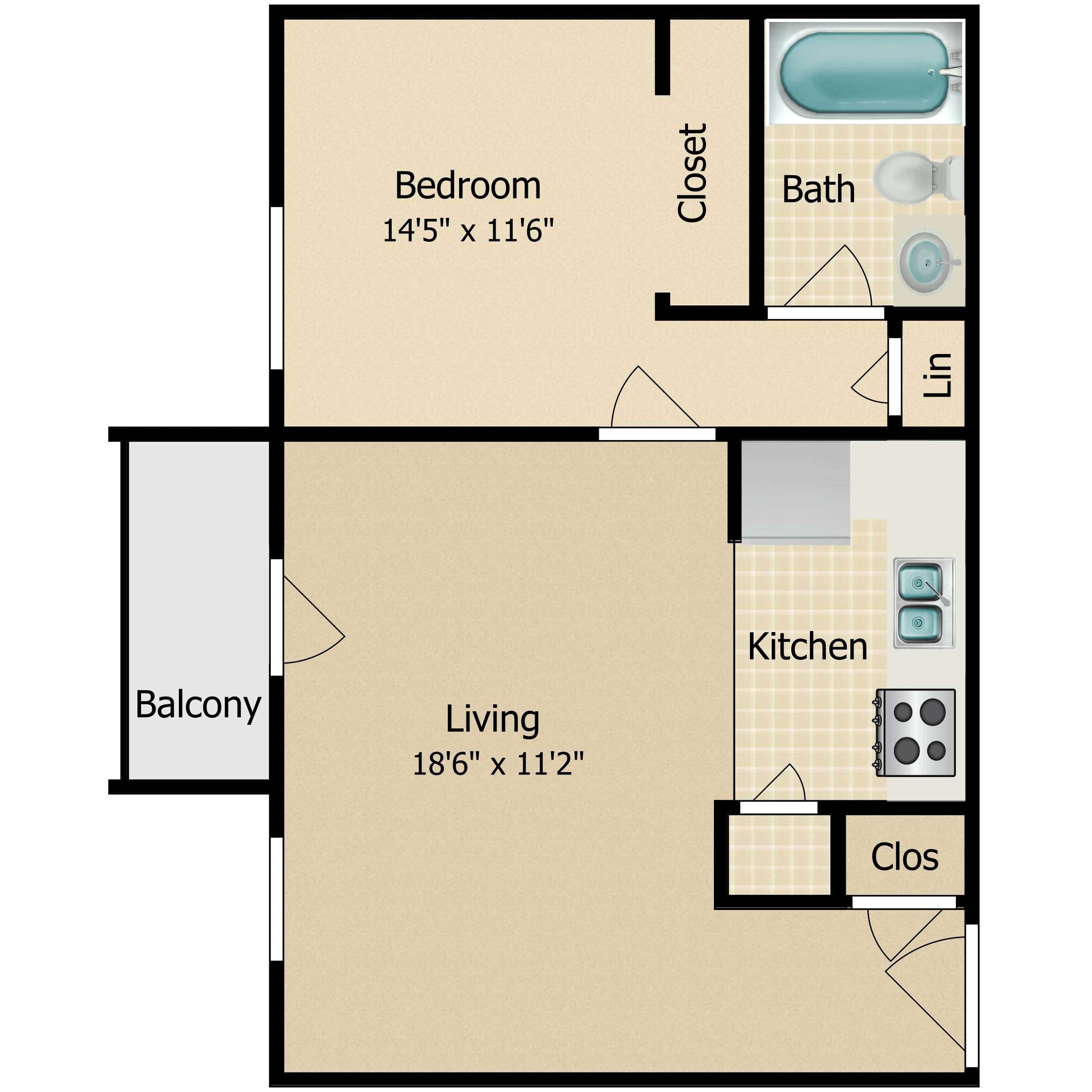 Floor plan image of The Constitutional