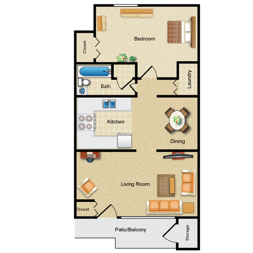 Floor plan image of The Greenport