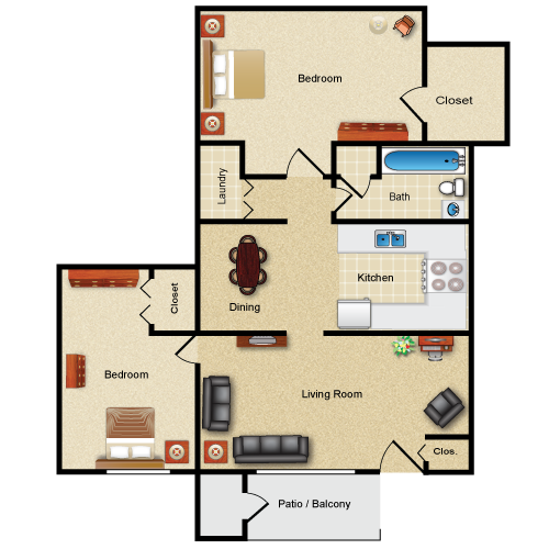 Floor plan image of The Stuyvesant