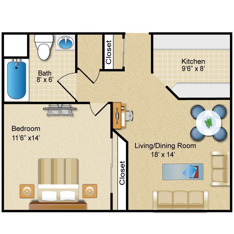 Floor plan image of The Tivoli