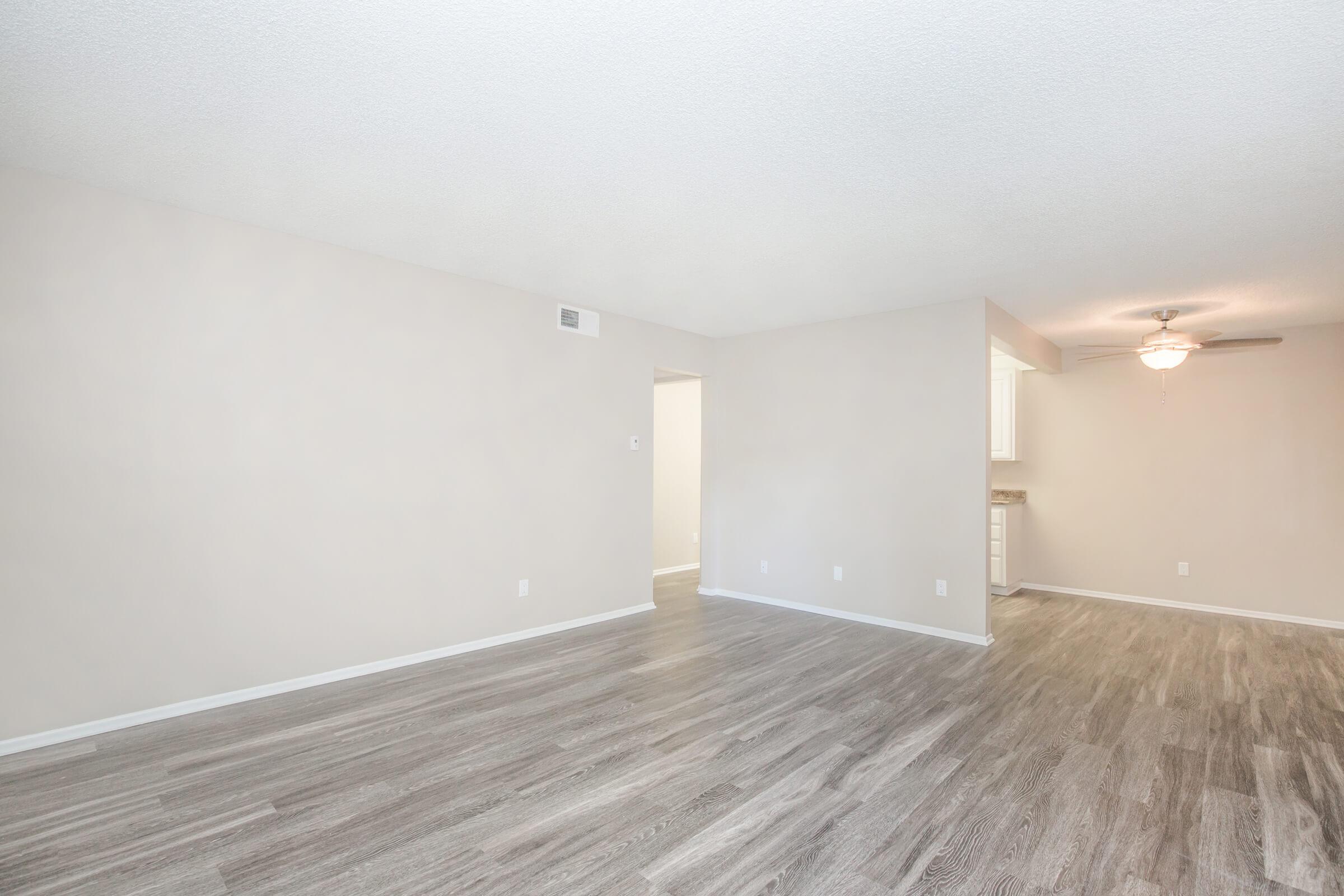 Living room with wooden floors