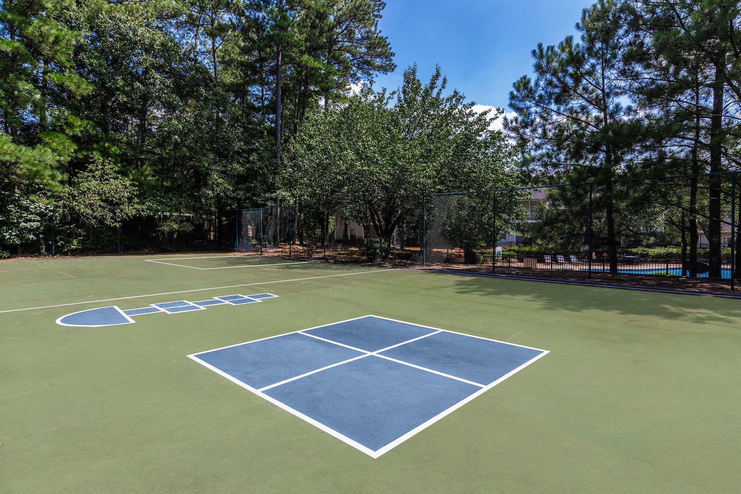 a basketball court