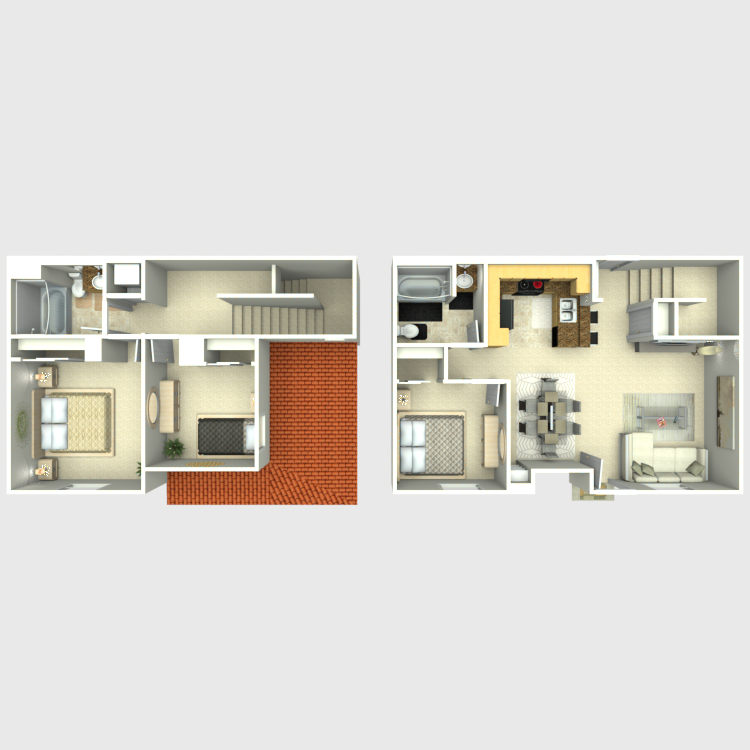 Floor plan image of 3 Bedroom B