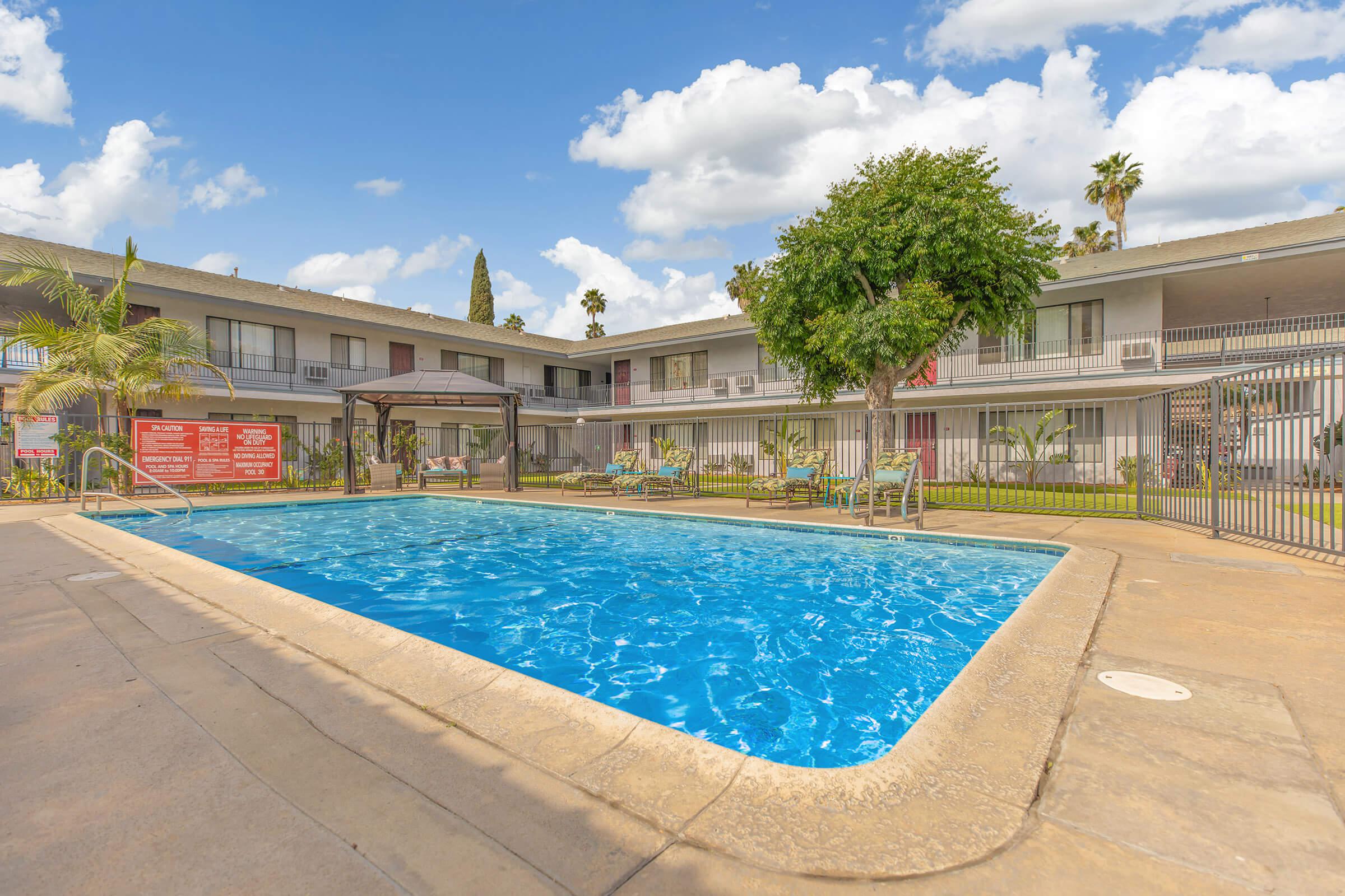 Miramar Apartments community pool