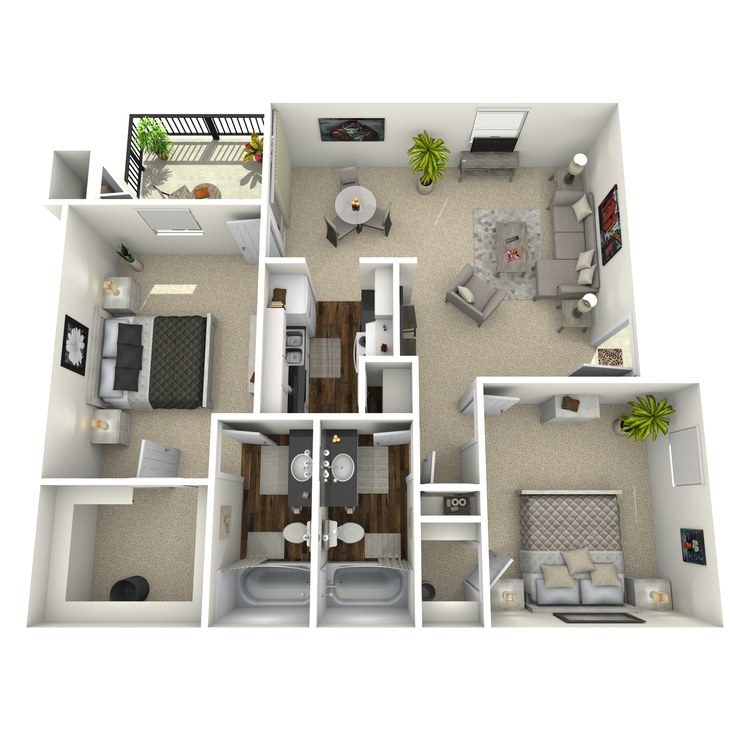 Floor plan image of B2