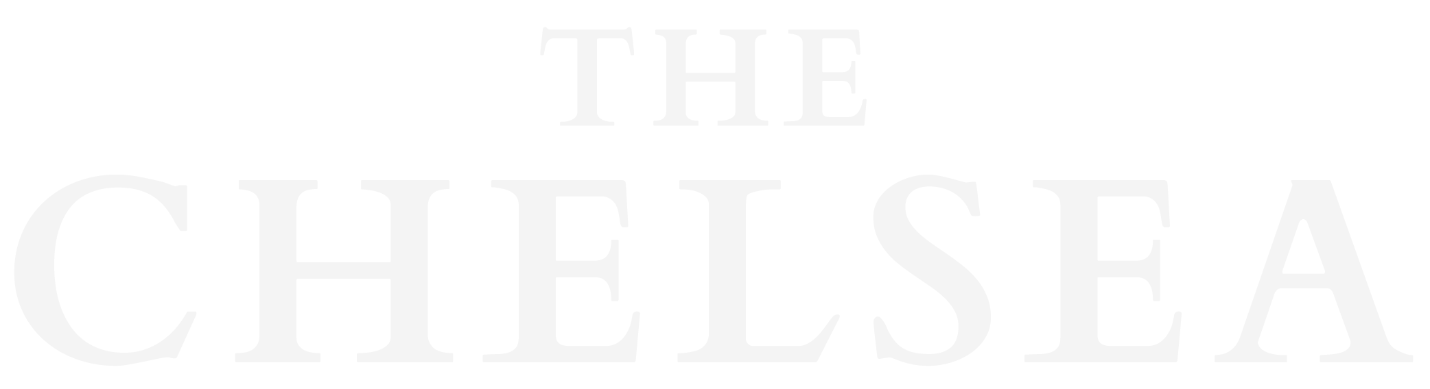The Chelsea ebrochure logo