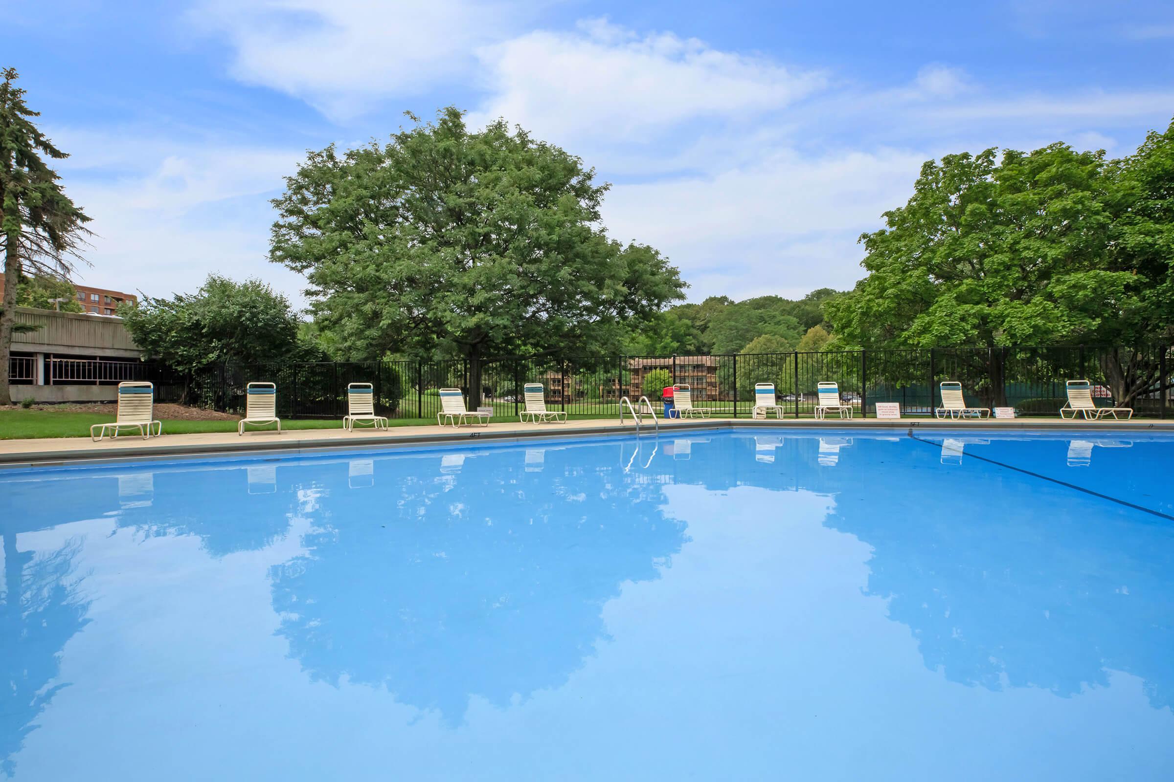 a large pool of water