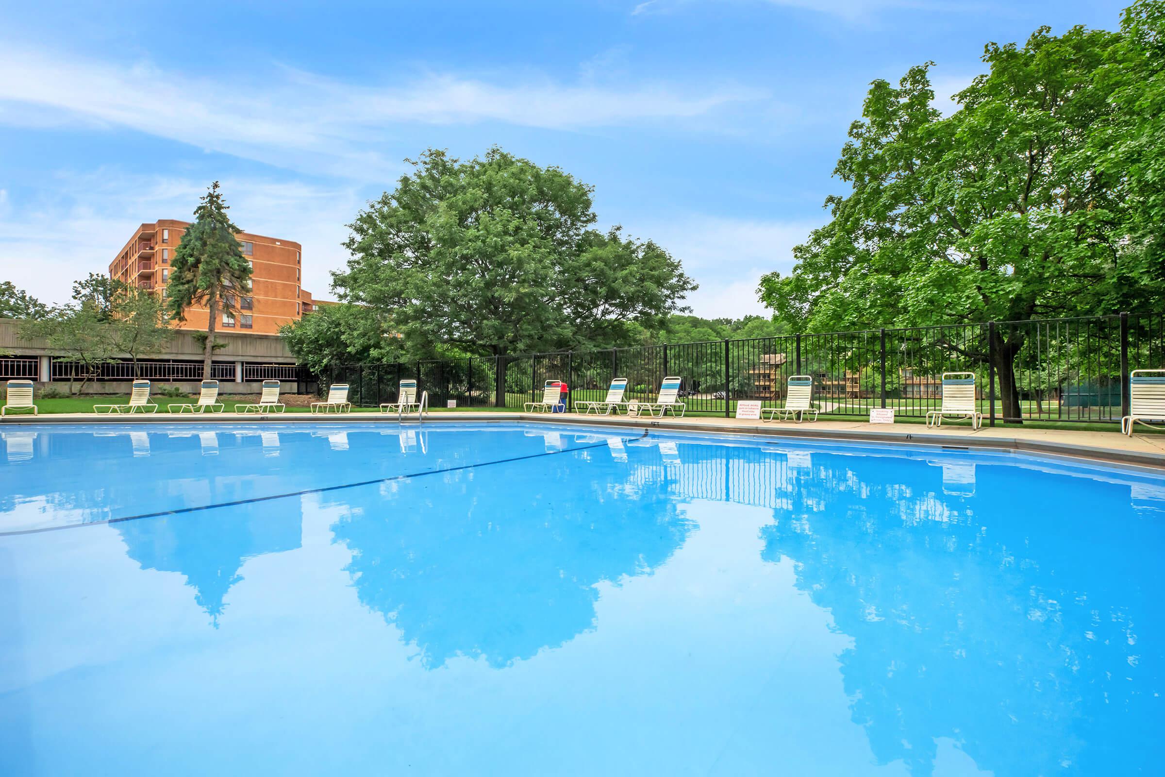 a large pool of water