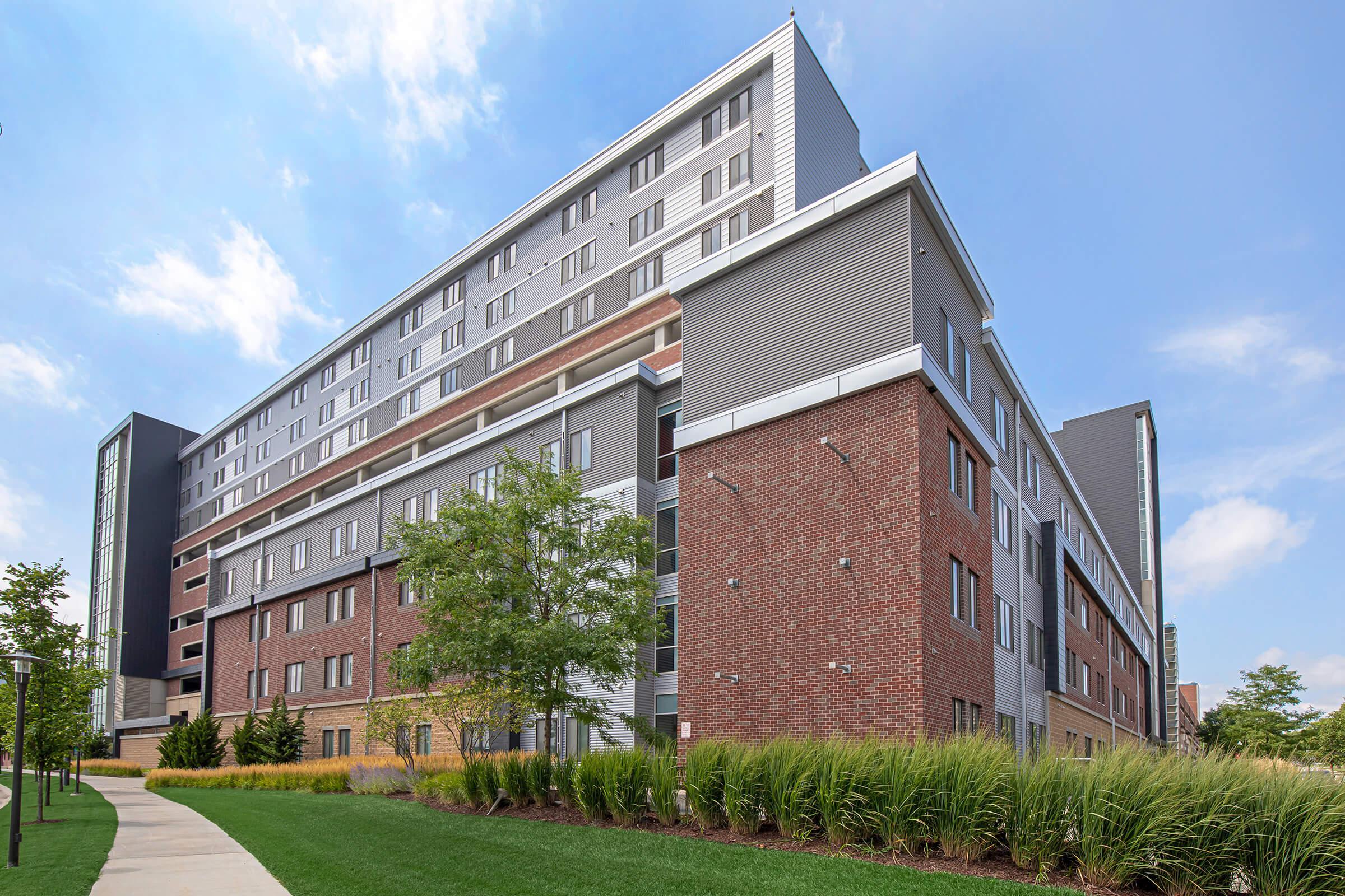 a large brick building