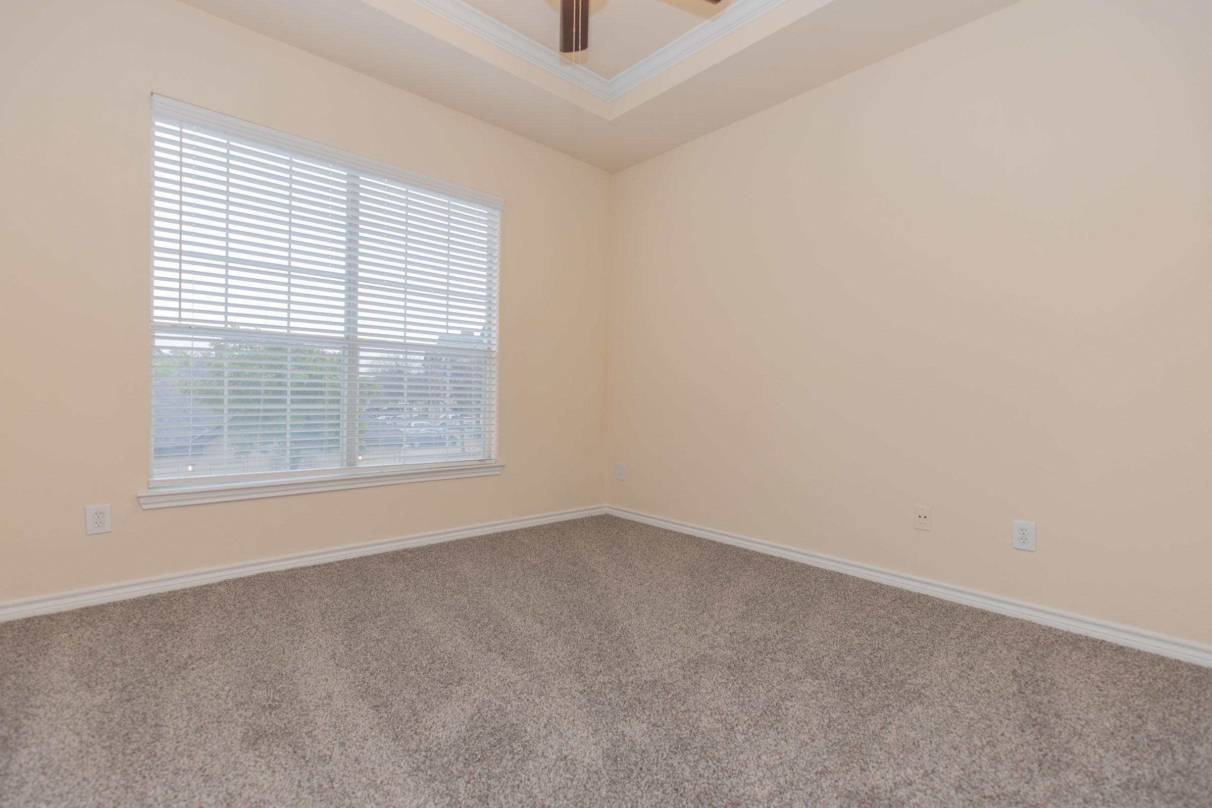 carpeted vacant bedroom