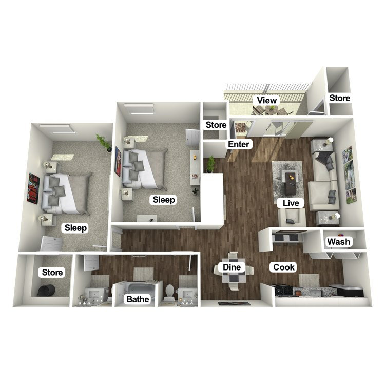 Floor plan image of The Sanctuary
