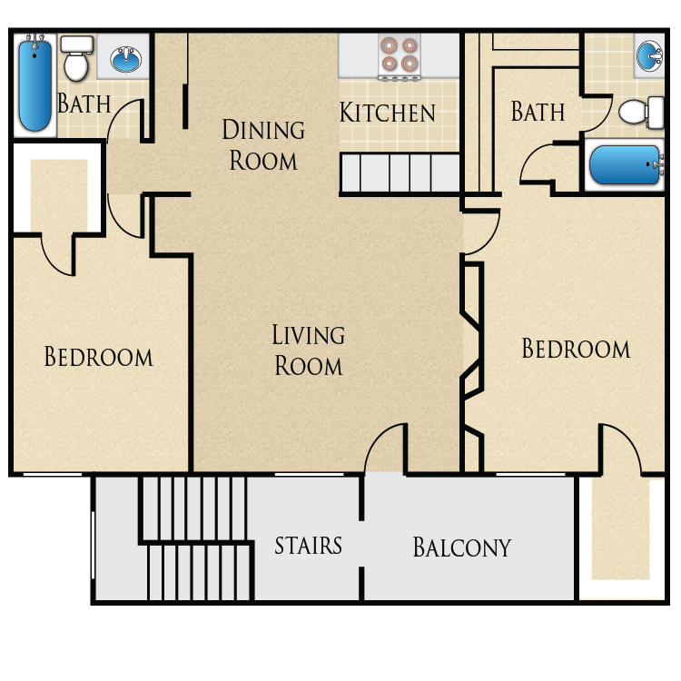Floor plan image of The Carriagehouse