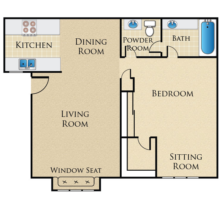 Floor plan image of Master Suite