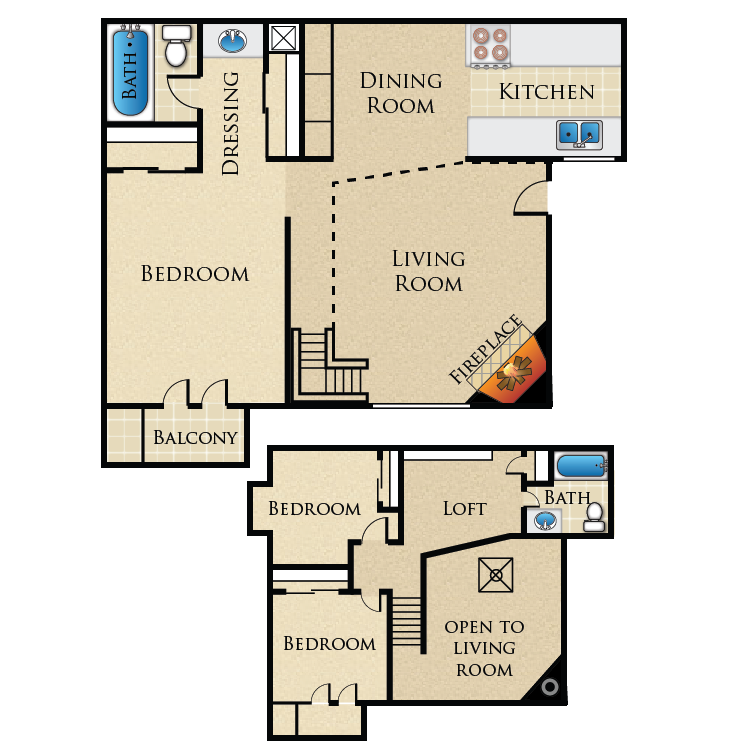 Floor plan image of The Townhome
