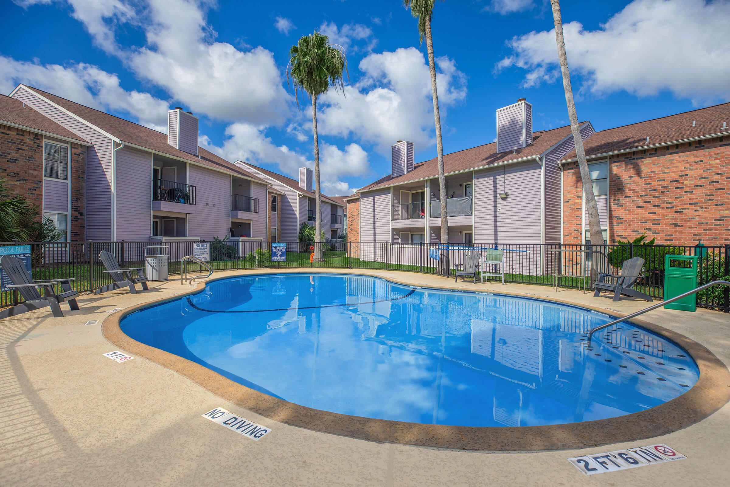 an empty pool